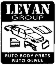 LEVAN GROUP AUTO BODY PARTS AUTO GLASS logo