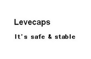 LEVECAPS IT'S SAFE & STABLE logo