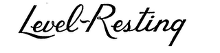 LEVEL-RESTING logo