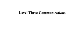 LEVEL THREE COMMUNICATIONS logo