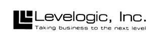LEVELOGIC, INC. TAKING BUSINESS TO THE NEXT LEVEL logo