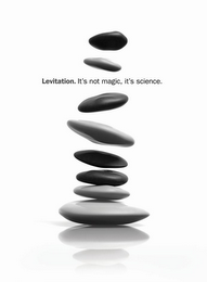LEVITATION. IT'S NOT MAGIC, IT'S SCIENCE. logo