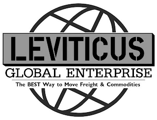 LEVITICUS GLOBAL ENTERPRISE THE BEST WAY TO MOVE FREIGHT & COMMODITIES logo