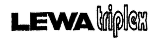 LEWA TRIPLEX logo