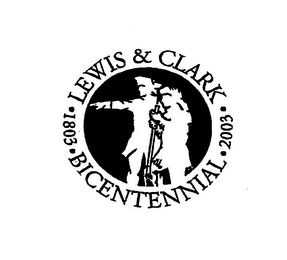 LEWIS & CLARK BICENTENNIAL 1803 2003 logo