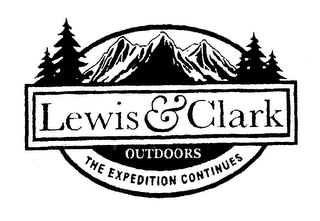 LEWIS & CLARK OUTDOORS THE EXPEDITION CONTINUES logo