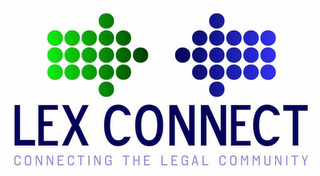 LEX CONNECT CONNECTING THE LEGAL COMMUNITY logo