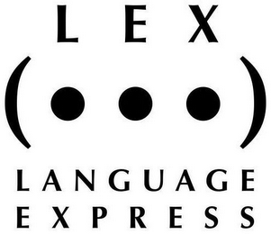 LEX (...) LANGUAGE EXPRESS logo
