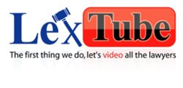 LEX TUBE THE FIRST THING WE DO, LET'S VIDEO ALL THE LAWYERS logo