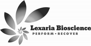 LEXARIA BIOSCIENCE PERFORM RECOVER logo
