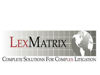 LEXMATRIX COMPLETE SOLUTIONS FOR COMPLEX LITIGATION logo
