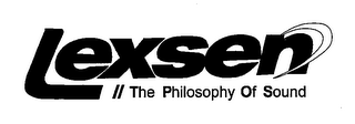 LEXSEN THE PHILOSOPHY OF SOUND logo