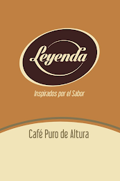 LEYENDA INSPIRADOS POR EL SABOR CAFÉ PURO DE ALTURA logo