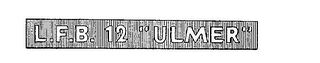 L.F.B. 12 "ULMER" logo