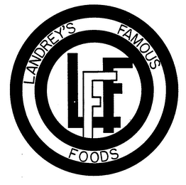 LFF LANDREY'S FAMOUS FOODS logo