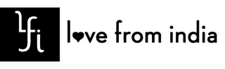 LFI LOVE FROM INDIA logo