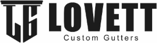 LG LOVETT CUSTOM GUTTERS logo