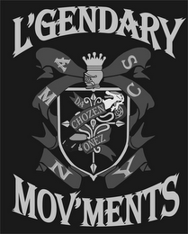 L'GENDARY MOV'MENTS DA CHOZEN ONEZ M A S C N Y logo