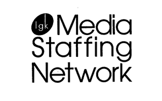 LGK MEDIA STAFFING NETWORK logo