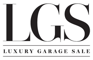 LGS LUXURY GARAGE SALE logo