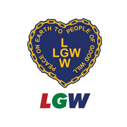 LGW PEACE ON EARTH TO PEOPLE OF GOOD WILL logo