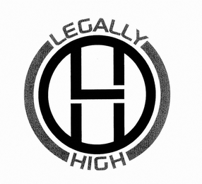 LH LEGALLY HIGH logo