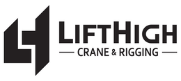 LH LIFTHIGH CRANE & RIGGING logo
