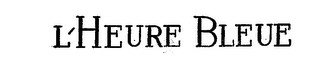 L'HEURE BLEUE logo