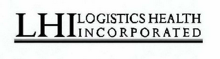 LHI LOGISTICS HEALTH INCORPORATED logo