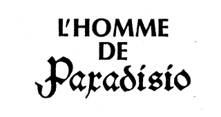 L'HOMME DE PARADISIO logo