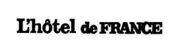 L'HOTEL DE FRANCE logo