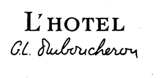 L'HOTEL G.L. DUBOUCHERON logo