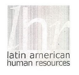 LHR LATIN AMERICAN HUMAN RESOURCES logo