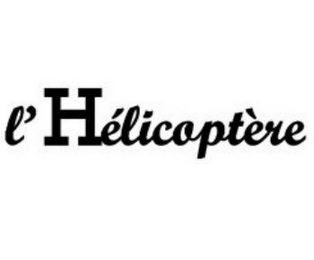 L'HÉLICOPTÈRE logo