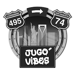 LI EXPRESSWAY 495 EAST CHARLOTTE 74 JUGO' VIBES logo