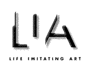 LIA LIFE IMITATING ART logo