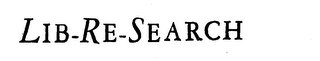 LIB-RE-SEARCH logo