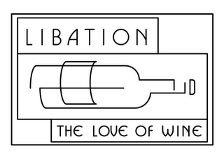 LIBATION THE LOVE OF WINE logo