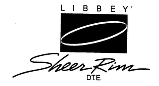 LIBBEY SHEER RIM D.T.E. logo