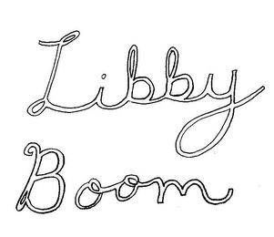 LIBBY BOOM logo