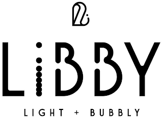 LIBBY LIGHT + BUBBLY logo
