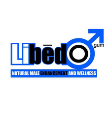 LIBEDO GUM NATURAL MALE ENHANCEMENT AND WELLNESS logo