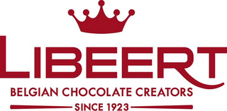 LIBEERT BELGIAN CHOCOLATE CREATORS SINCE 1923 logo
