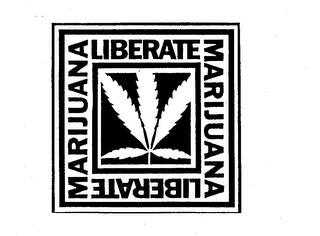 LIBERATE MARIJUANA logo