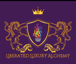 LIBERATED LUXURY ALCHEMY logo