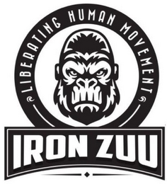 LIBERATING HUMAN MOVEMENT IRON ZUU logo