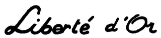 LIBERTE D'OR logo