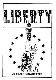 LIBERTY 20 FILTER CIGARETTES logo