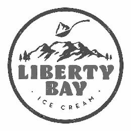 LIBERTY BAY  ICE CREAM logo