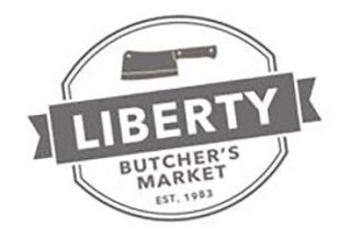 LIBERTY BUTCHER'S MARKET EST. 1983 logo